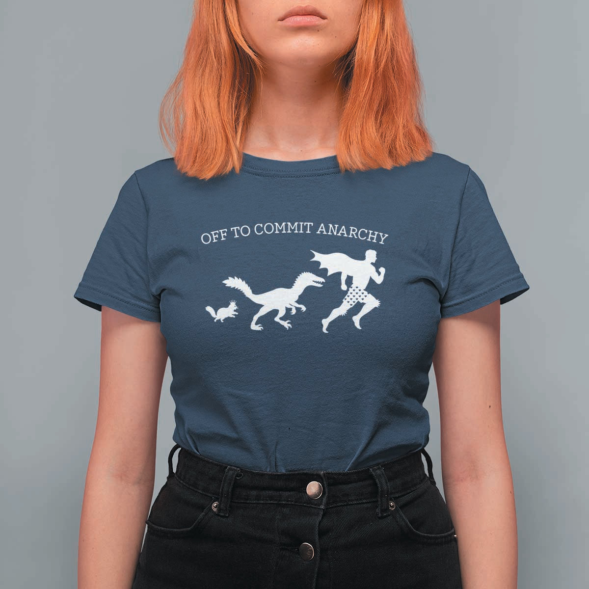 Funny Princess Cat Sci Fi Gift T Shirt For Women Off To Commit Anarchy