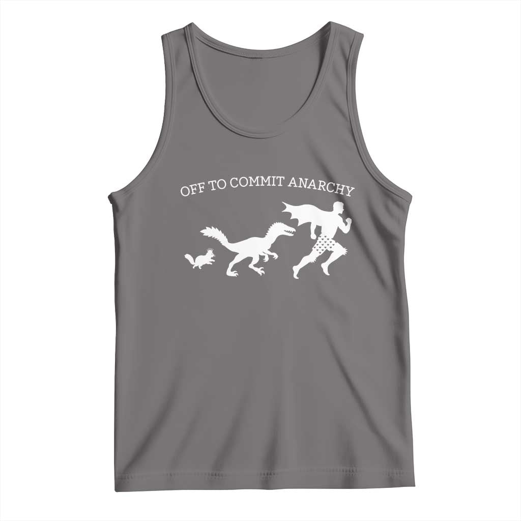 Funny Princess Cat Sci Fi Gift Tank Top Off To Commit Anarchy