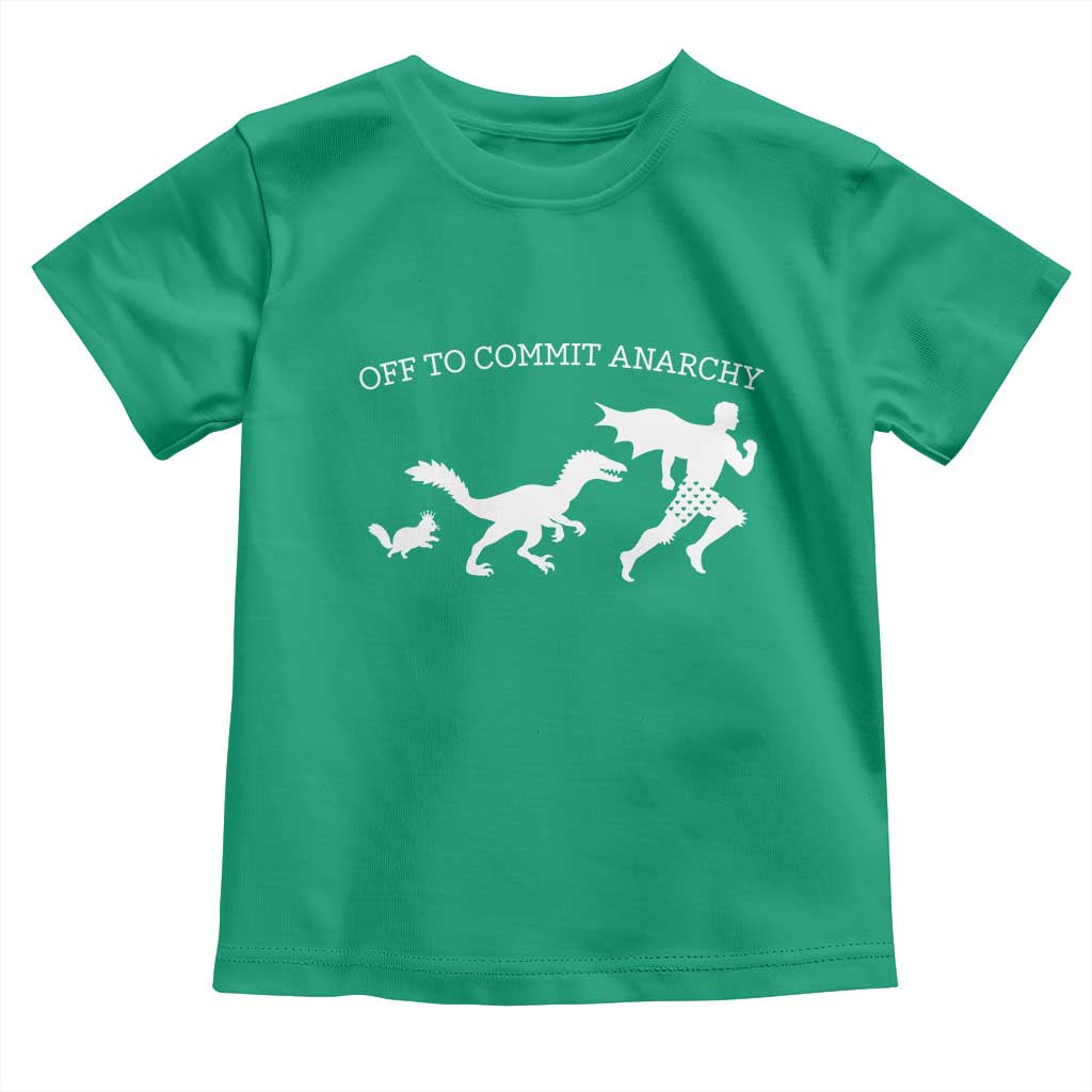 Funny Princess Cat Sci Fi Gift Toddler T Shirt Off To Commit Anarchy