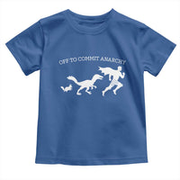 Funny Princess Cat Sci Fi Gift Toddler T Shirt Off To Commit Anarchy