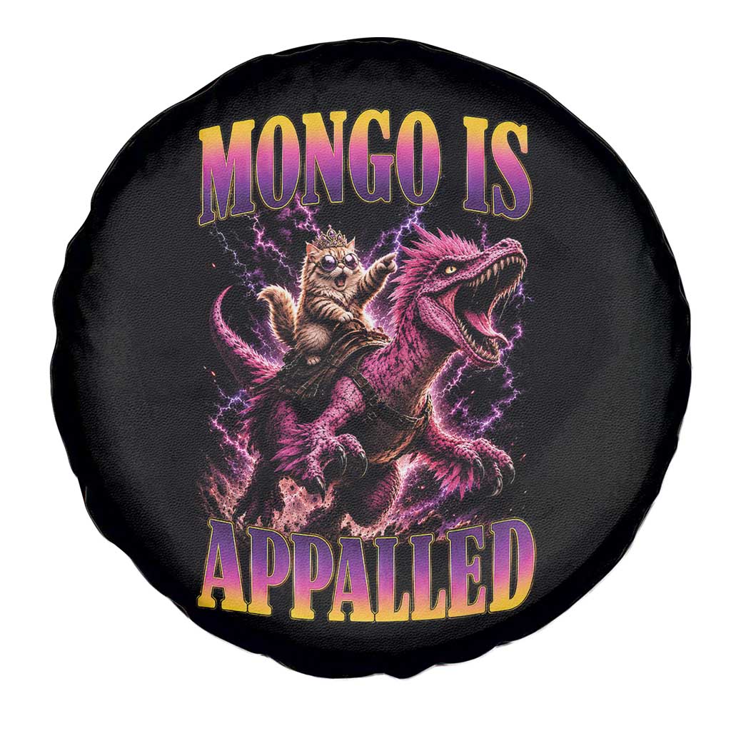 Fantasy Book Reader Geeky Cat Lover Spare Tire Cover Mongo Is Appalled