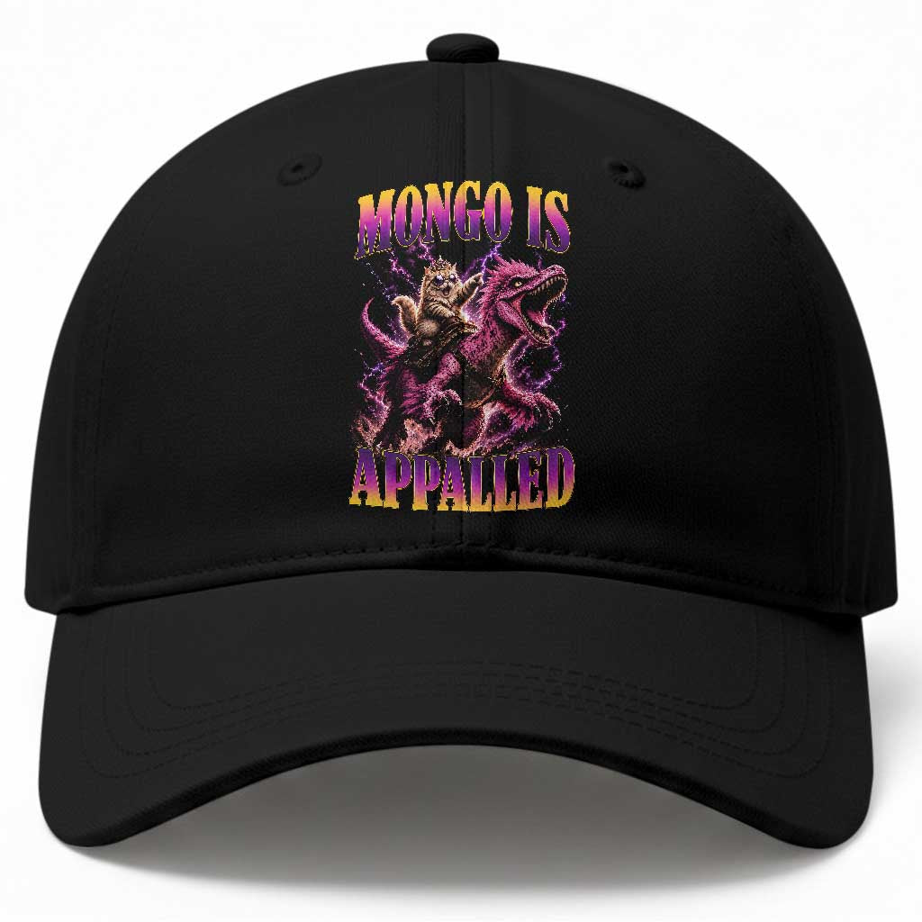 Fantasy Book Reader Geeky Cat Lover Baseball Cap Mongo Is Appalled