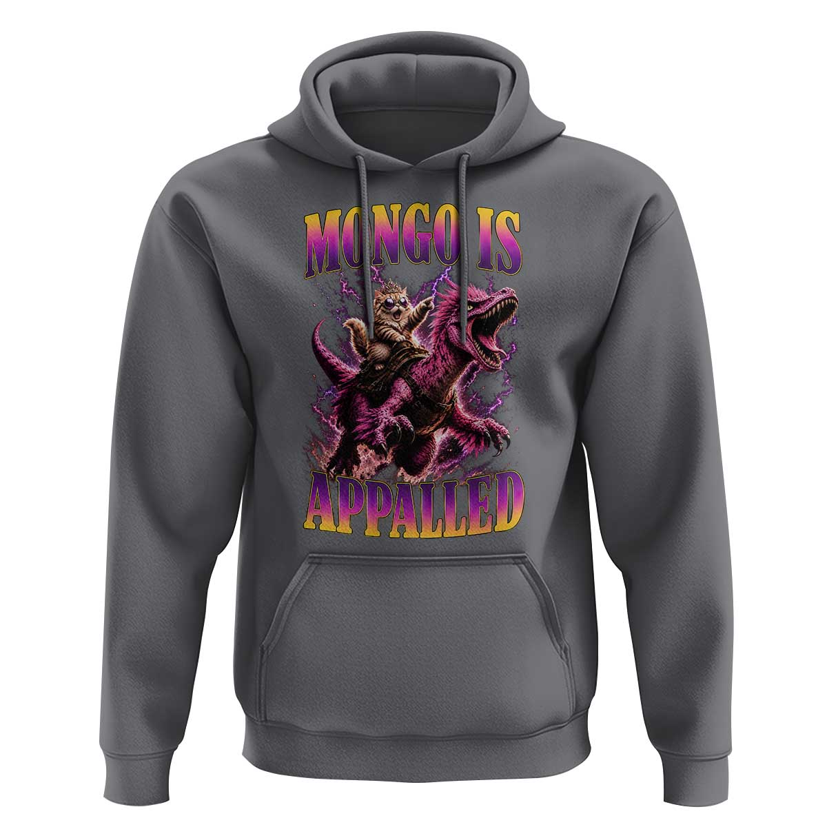 Fantasy Book Reader Geeky Cat Lover Hoodie Mongo Is Appalled