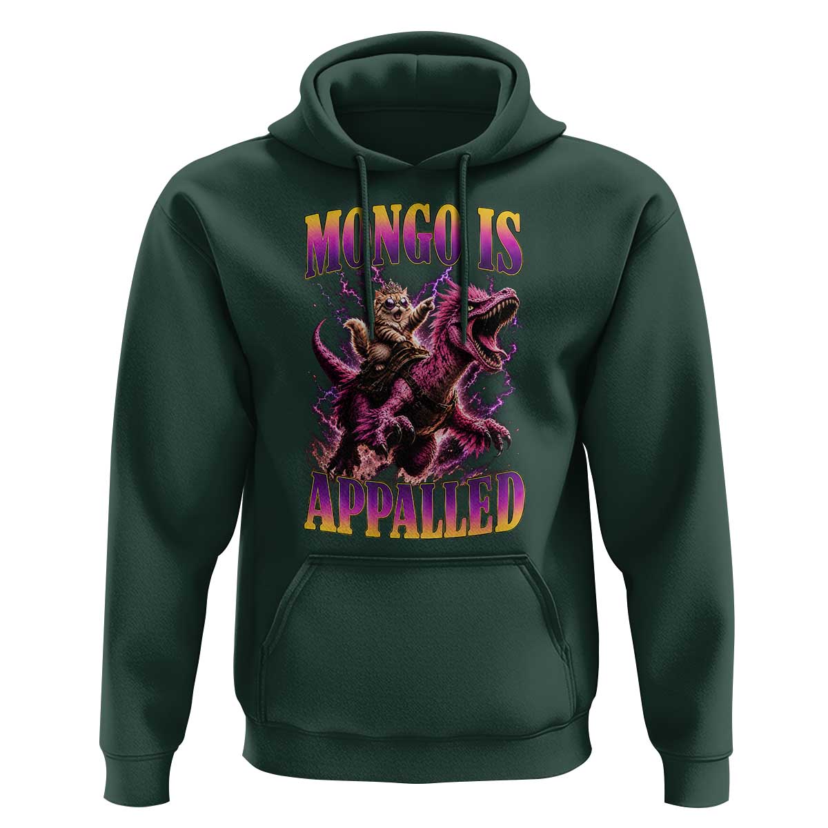 Fantasy Book Reader Geeky Cat Lover Hoodie Mongo Is Appalled