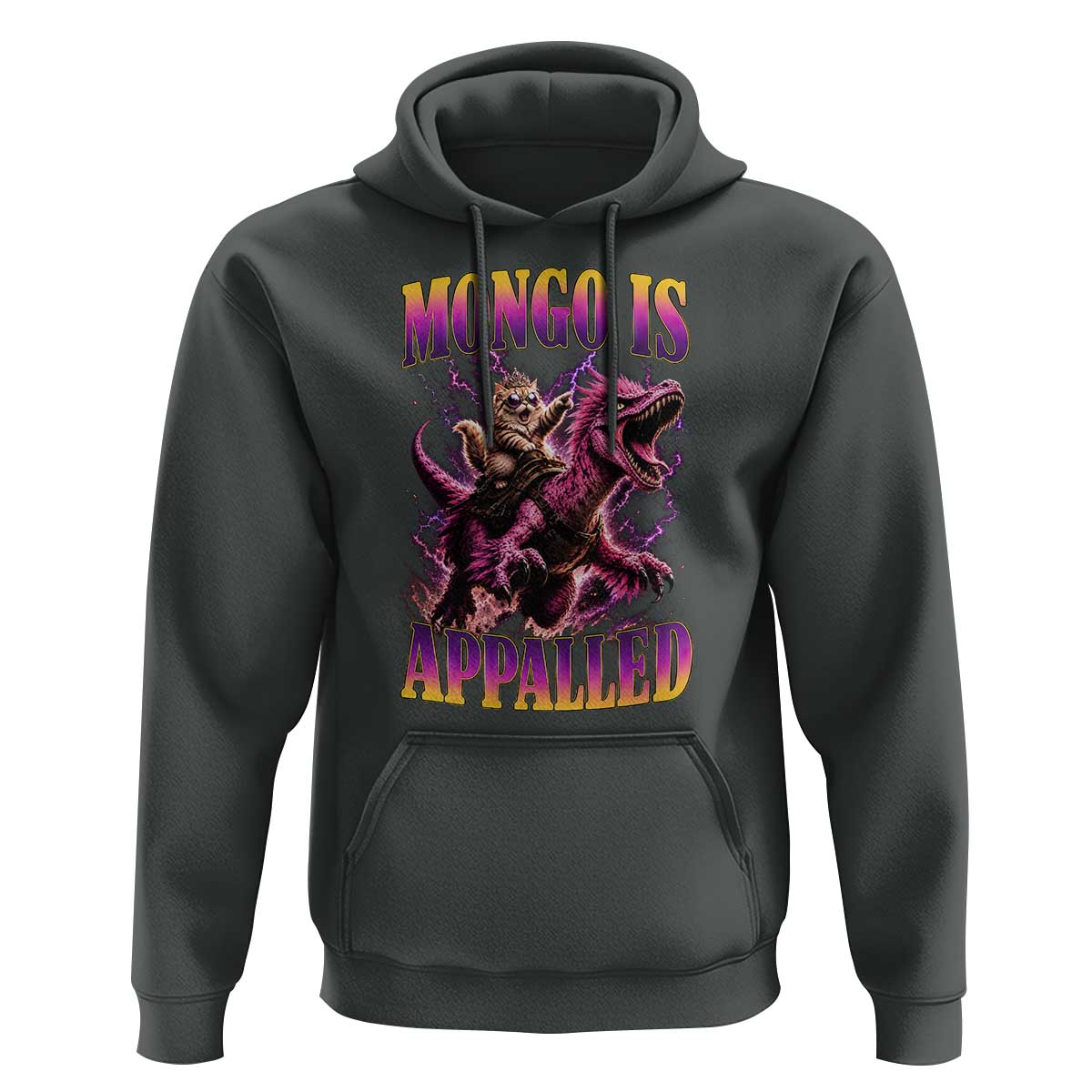 Fantasy Book Reader Geeky Cat Lover Hoodie Mongo Is Appalled