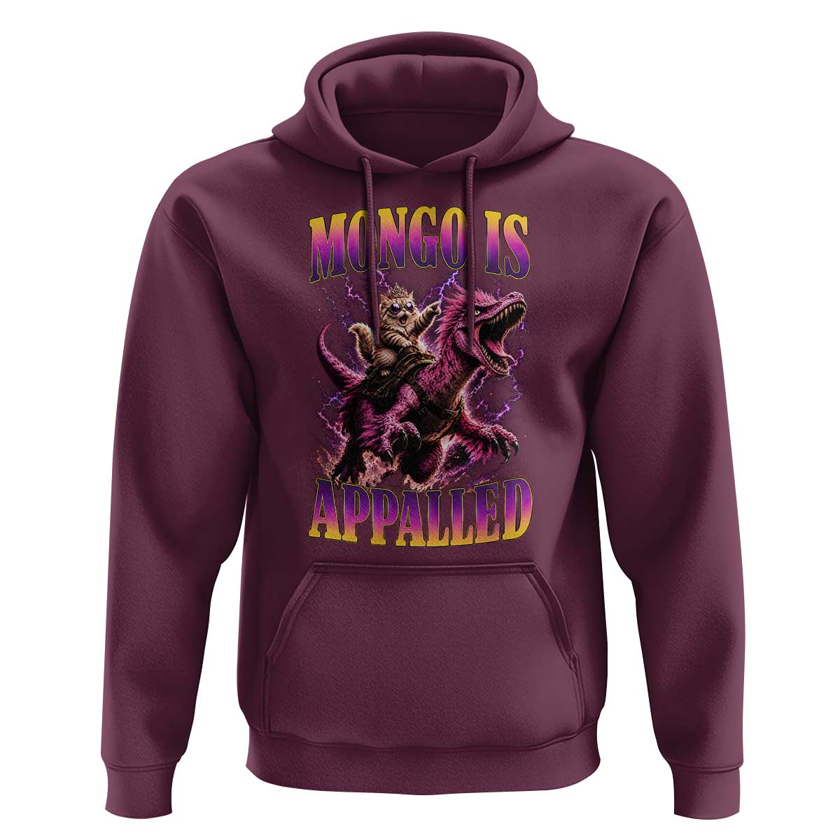 Fantasy Book Reader Geeky Cat Lover Hoodie Mongo Is Appalled