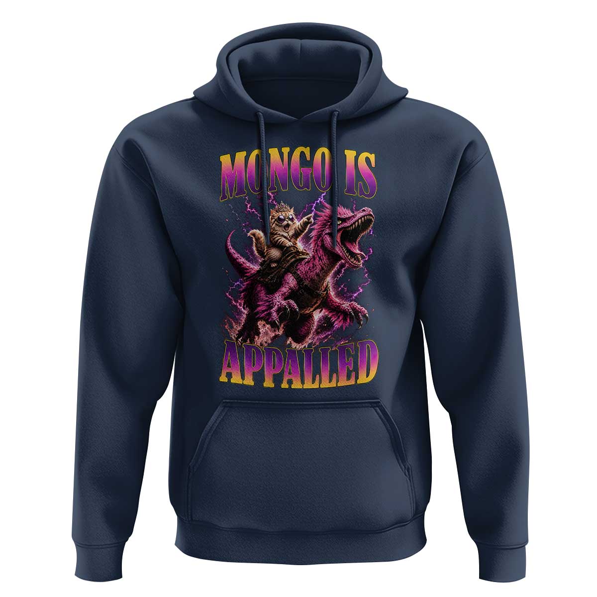 Fantasy Book Reader Geeky Cat Lover Hoodie Mongo Is Appalled