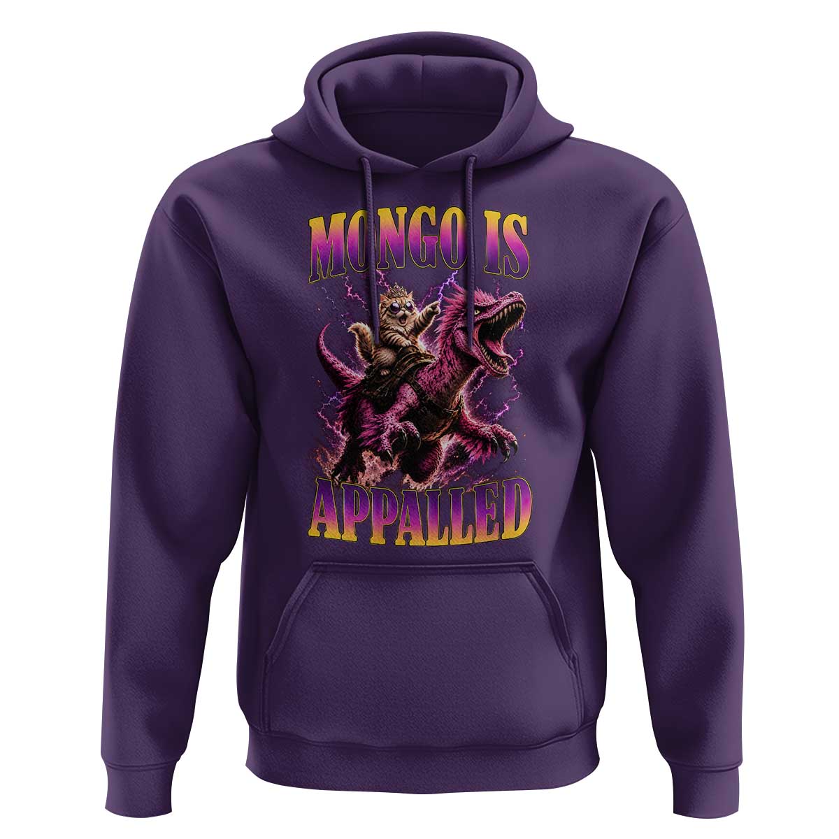 Fantasy Book Reader Geeky Cat Lover Hoodie Mongo Is Appalled