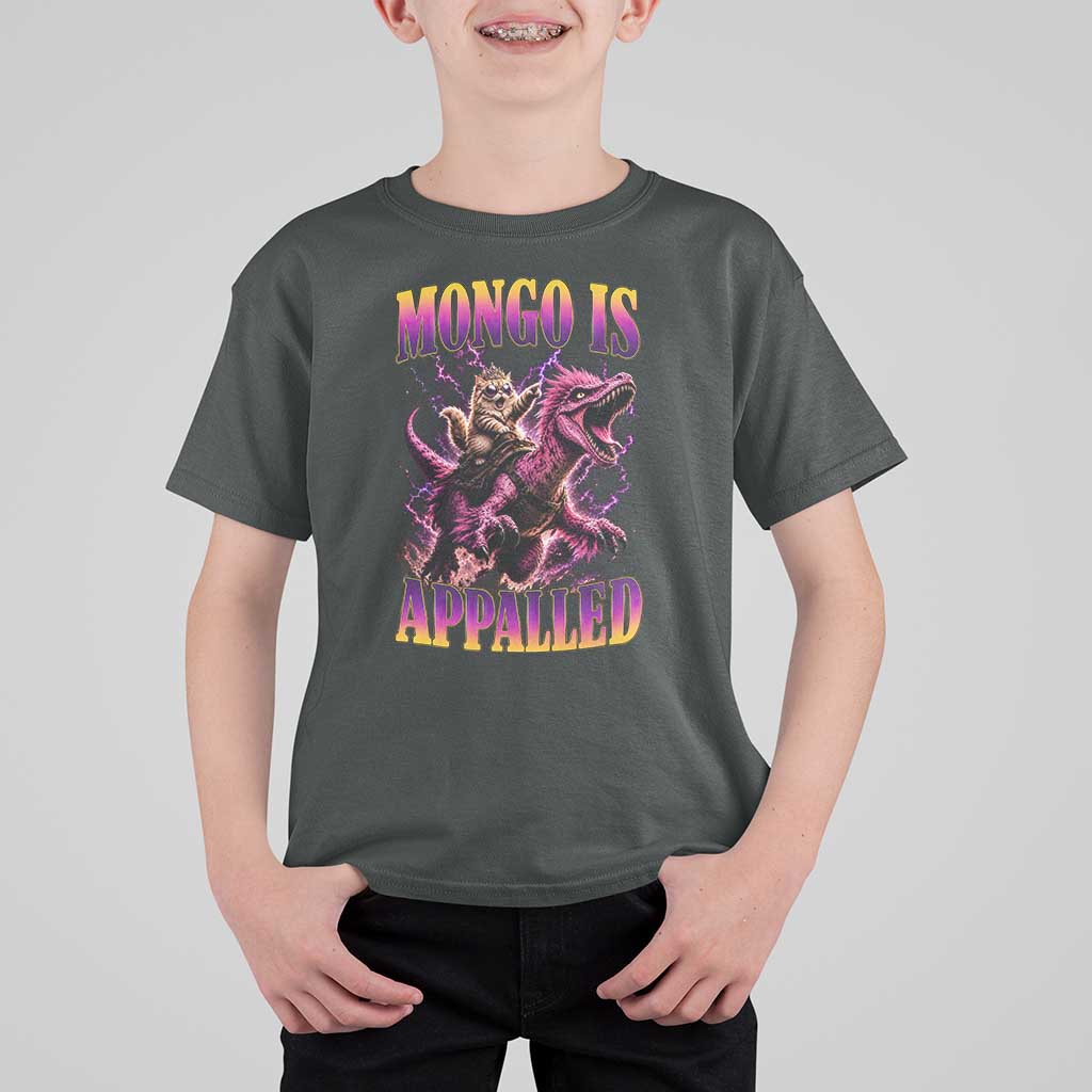 Fantasy Book Reader Geeky Cat Lover T Shirt For Kid Mongo Is Appalled