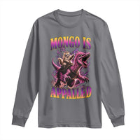 Fantasy Book Reader Geeky Cat Lover Long Sleeve Shirt Mongo Is Appalled