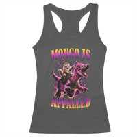 Fantasy Book Reader Geeky Cat Lover Racerback Tank Top Mongo Is Appalled