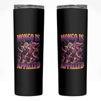Fantasy Book Reader Geeky Cat Lover Skinny Tumbler Mongo Is Appalled