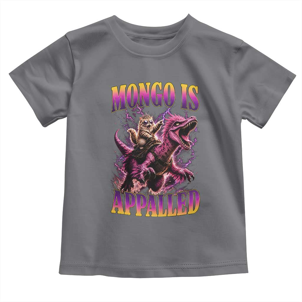 Fantasy Book Reader Geeky Cat Lover Toddler T Shirt Mongo Is Appalled