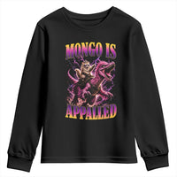 Fantasy Book Reader Geeky Cat Lover Youth Sweatshirt Mongo Is Appalled