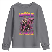 Fantasy Book Reader Geeky Cat Lover Youth Sweatshirt Mongo Is Appalled