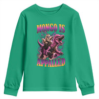 Fantasy Book Reader Geeky Cat Lover Youth Sweatshirt Mongo Is Appalled