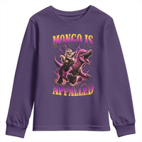 Fantasy Book Reader Geeky Cat Lover Youth Sweatshirt Mongo Is Appalled
