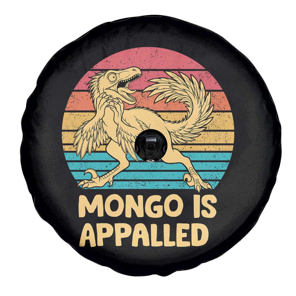 Mongo Is Appalled Spare Tire Cover Funny Dinosaur Gamer Book Lover Retro Gift