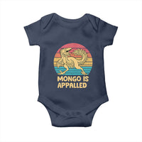 Mongo Is Appalled Baby Onesie Funny Dinosaur Gamer Book Lover Retro Gift