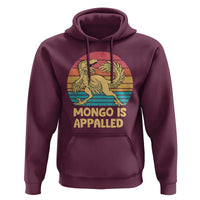 Mongo Is Appalled Hoodie Funny Dinosaur Gamer Book Lover Retro Gift
