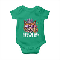 First Of All Im A Delight Princess Cat Quote Baby Onesie Sci-Fi Book Lover Gift