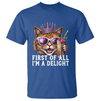 First Of All Im A Delight Princess Cat Quote T Shirt Sci-Fi Book Lover Gift