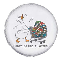 Funny Goose Book Lover Spare Tire Cover I Have No Shelf Control