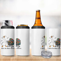 Funny Goose Book Lover 4 in 1 Can Cooler Tumbler I Have No Shelf Control