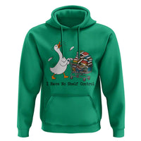 Funny Goose Book Lover Hoodie I Have No Shelf Control