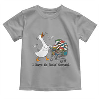 Funny Goose Book Lover Toddler T Shirt I Have No Shelf Control