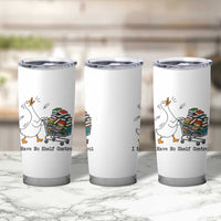 Funny Goose Book Lover Tumbler Cup I Have No Shelf Control
