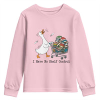 Funny Goose Book Lover Youth Sweatshirt I Have No Shelf Control