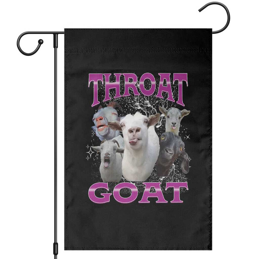 Funny Dirty Humor Garden Flag Throat Goat - Wonder Print Shop