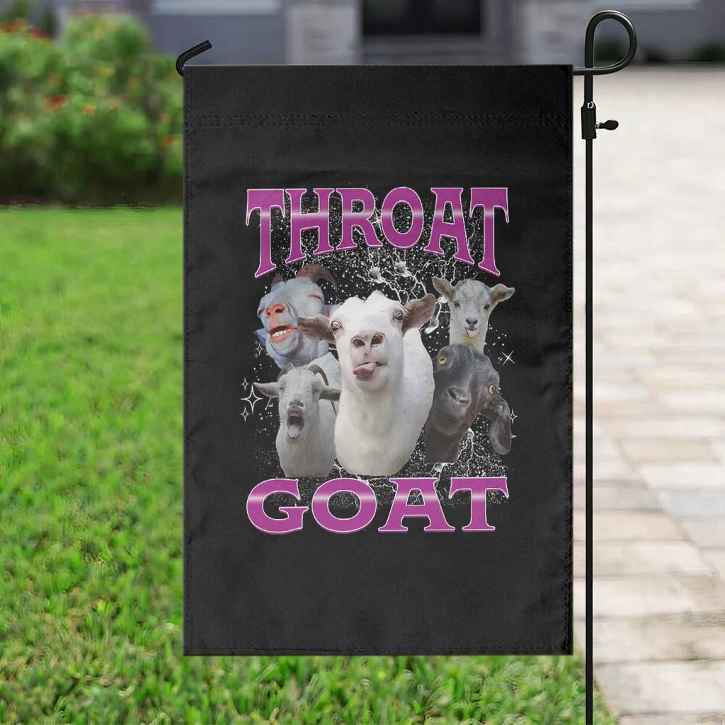 Funny Dirty Humor Garden Flag Throat Goat - Wonder Print Shop