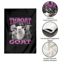 Funny Dirty Humor Garden Flag Throat Goat - Wonder Print Shop