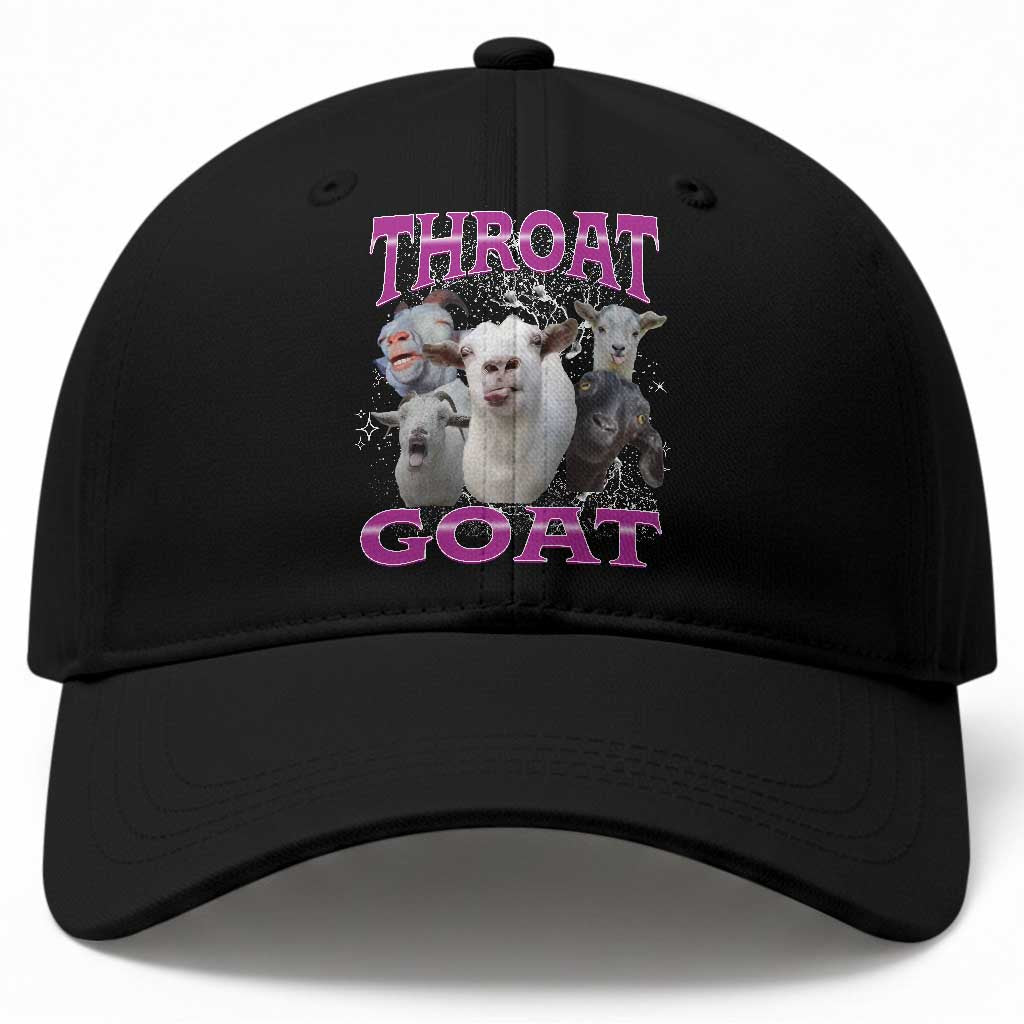 Funny Dirty Humor Baseball Cap Throat Goat