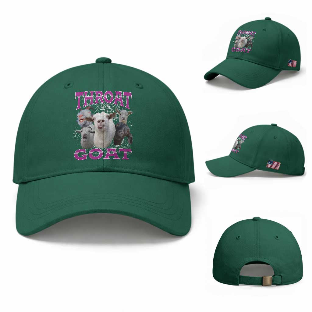 Funny Dirty Humor Baseball Cap Throat Goat