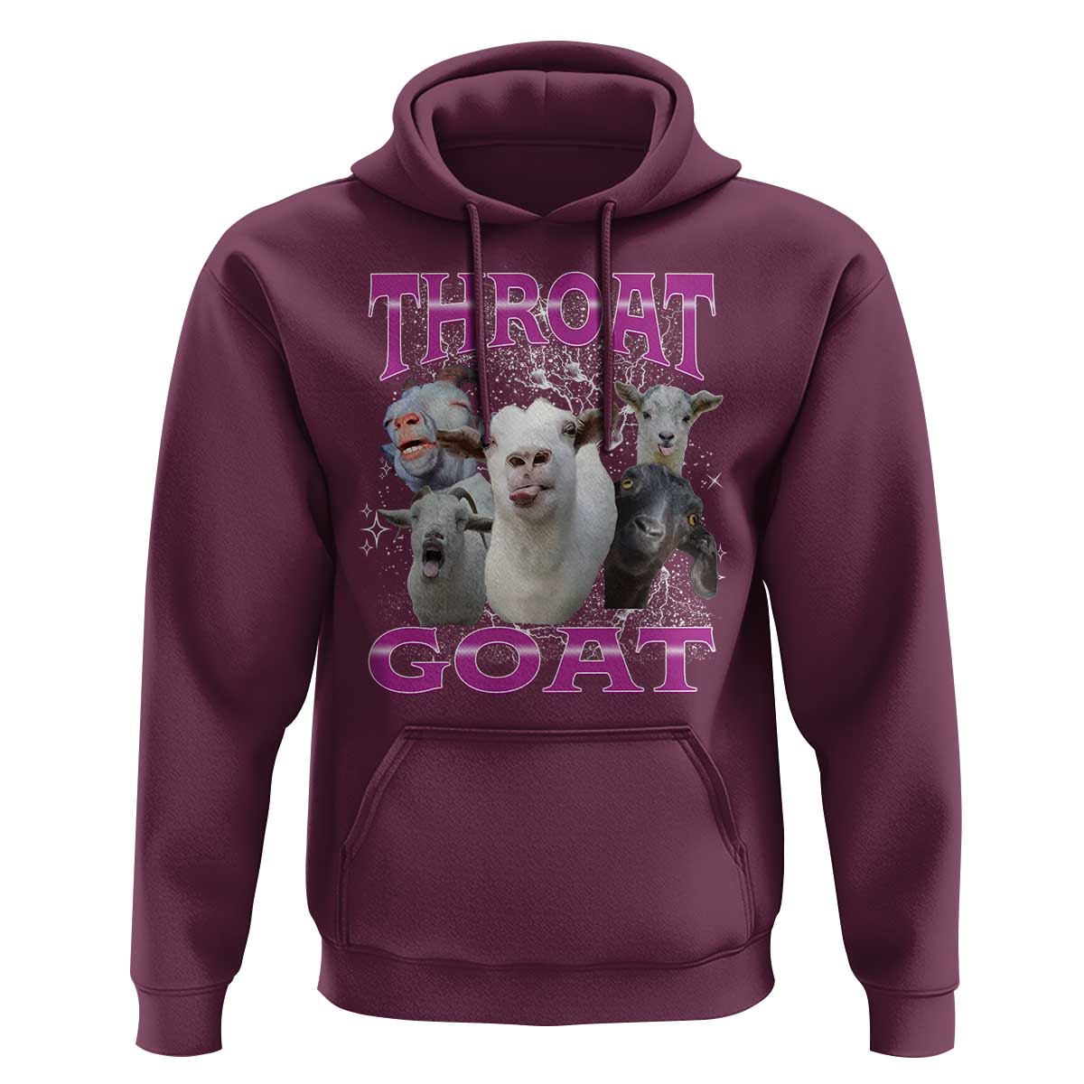 Funny Dirty Humor Hoodie Throat Goat - Wonder Print Shop