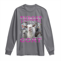 Funny Dirty Humor Long Sleeve Shirt Throat Goat - Wonder Print Shop