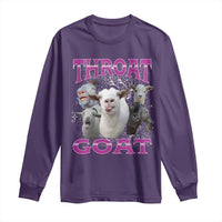 Funny Dirty Humor Long Sleeve Shirt Throat Goat - Wonder Print Shop