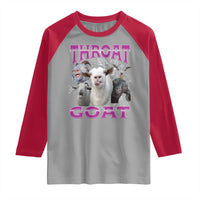 Funny Dirty Humor Raglan Shirt Throat Goat - Wonder Print Shop
