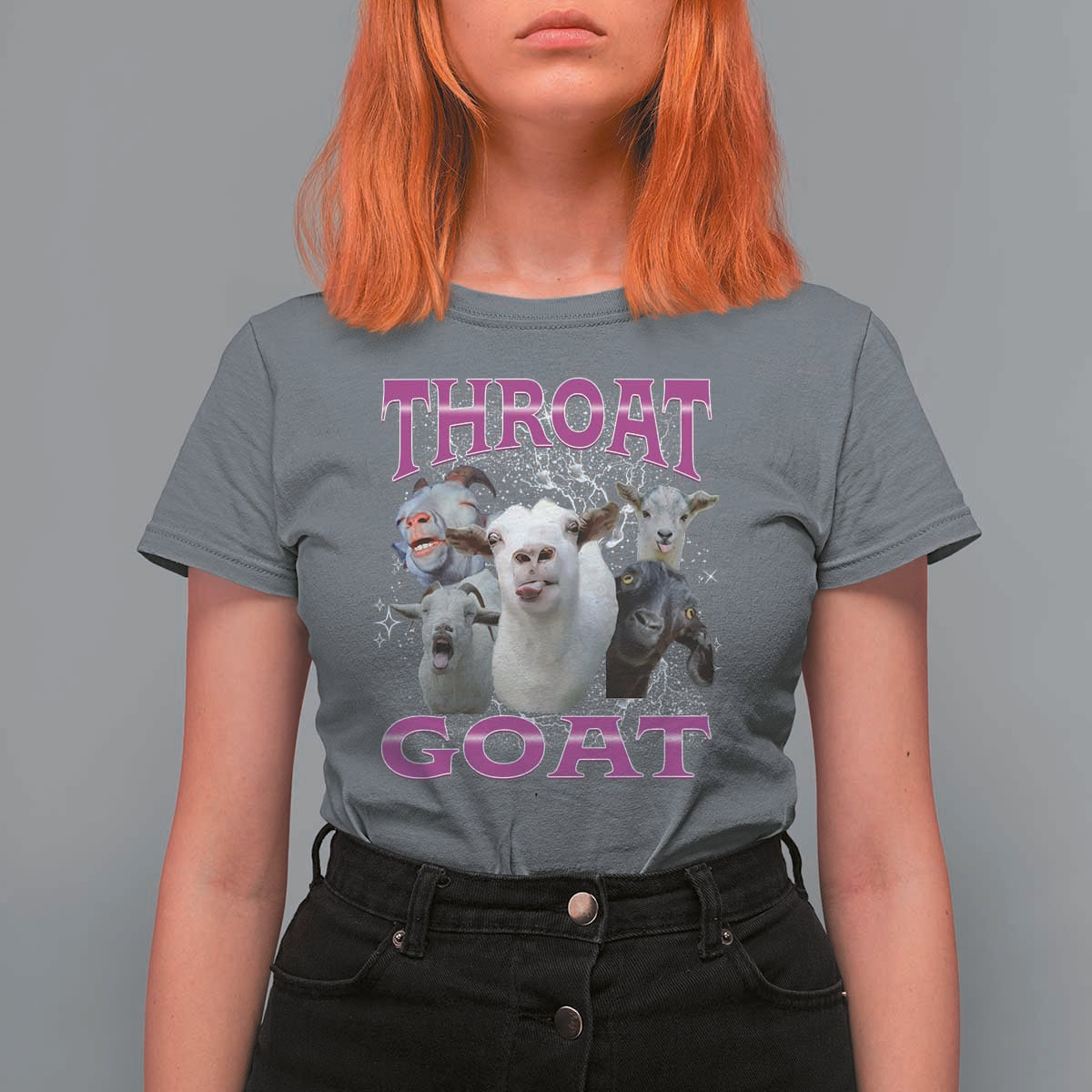Funny Dirty Humor T Shirt For Women Throat Goat - Wonder Print Shop