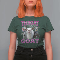 Funny Dirty Humor T Shirt For Women Throat Goat - Wonder Print Shop