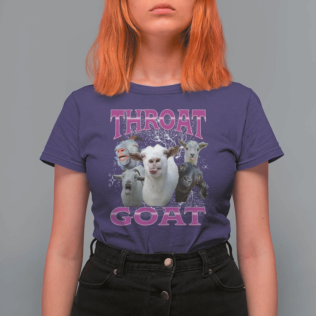 Funny Dirty Humor T Shirt For Women Throat Goat - Wonder Print Shop