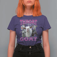Funny Dirty Humor T Shirt For Women Throat Goat - Wonder Print Shop