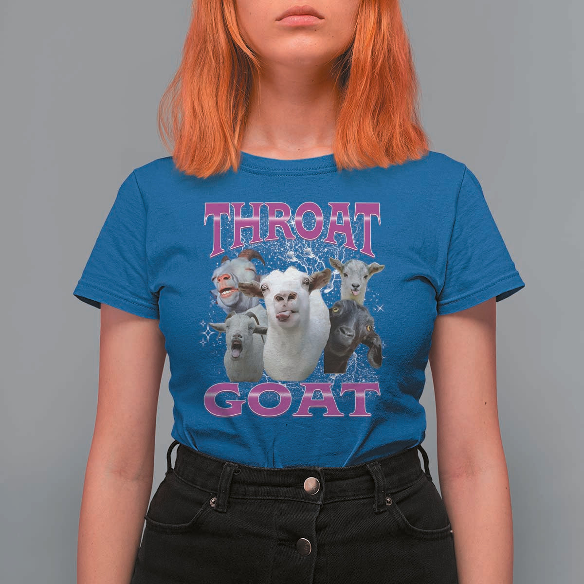 Funny Dirty Humor T Shirt For Women Throat Goat - Wonder Print Shop