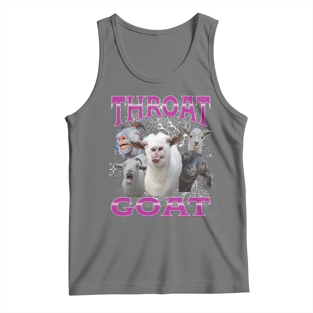 Funny Dirty Humor Tank Top Throat Goat - Wonder Print Shop