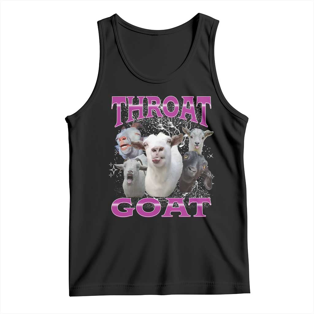 Funny Dirty Humor Tank Top Throat Goat - Wonder Print Shop