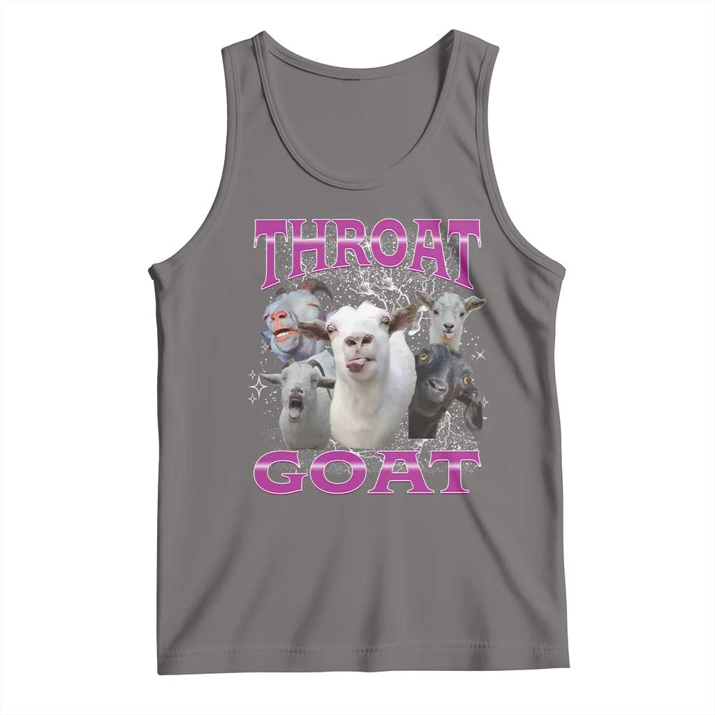 Funny Dirty Humor Tank Top Throat Goat - Wonder Print Shop