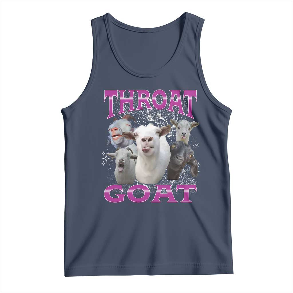 Funny Dirty Humor Tank Top Throat Goat - Wonder Print Shop